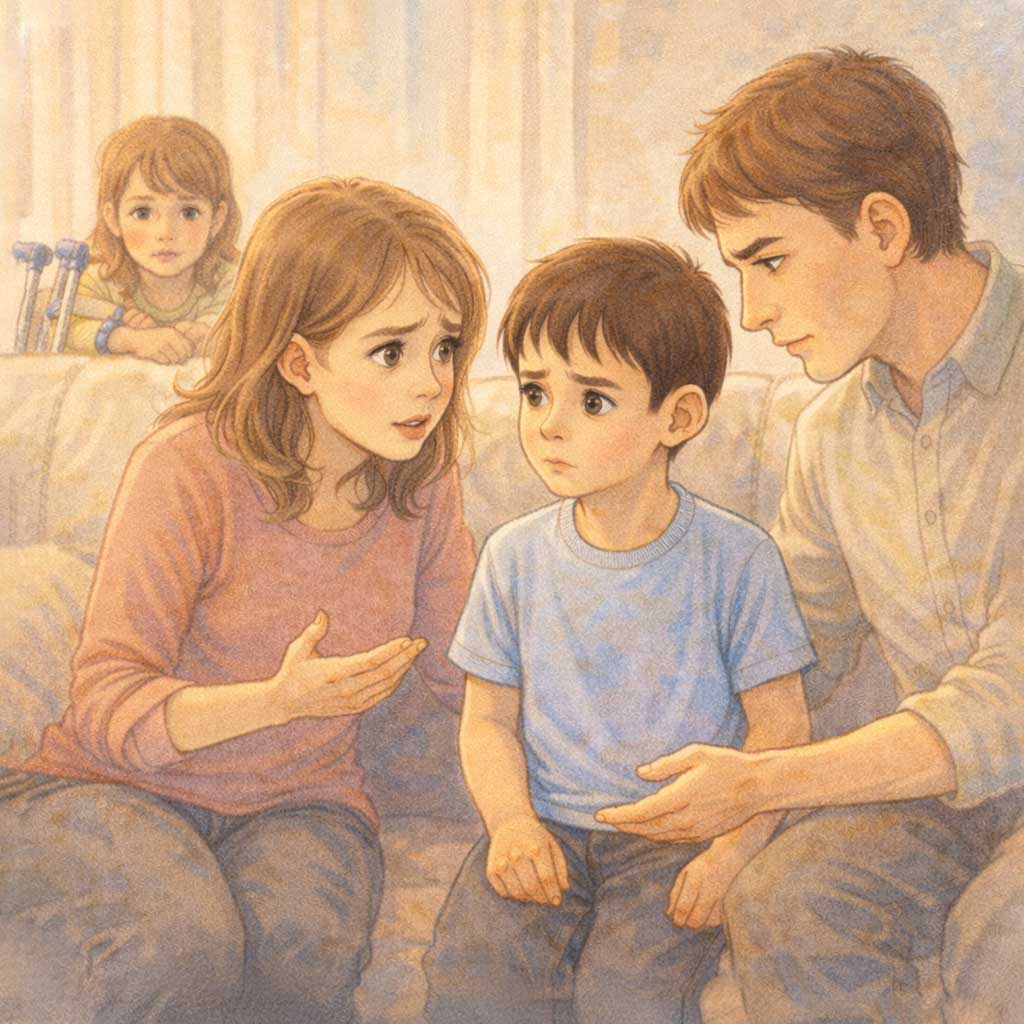 Comunicazione tra genitori e figli siblings