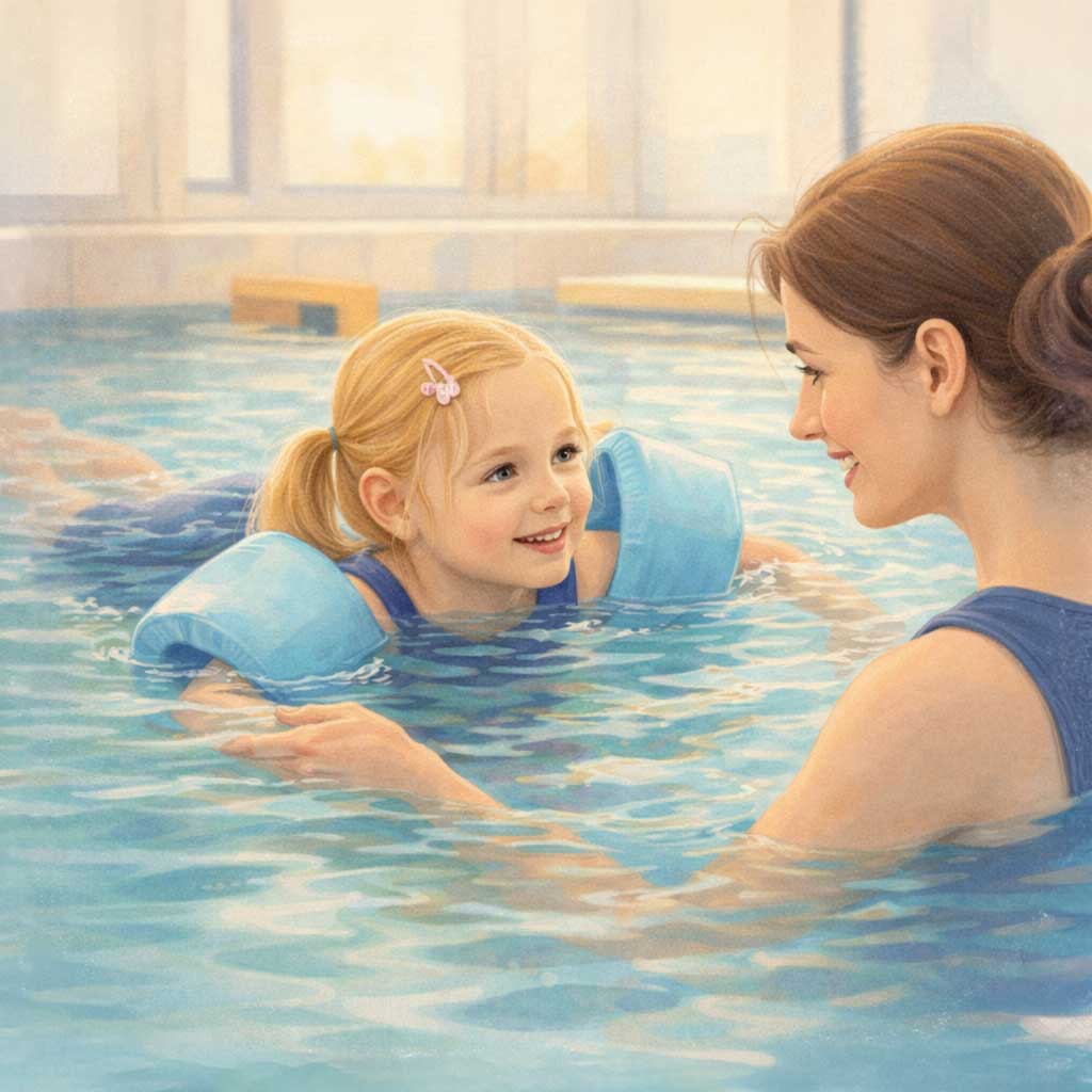Fisioterapia e piscina nella sindrome KIF1A